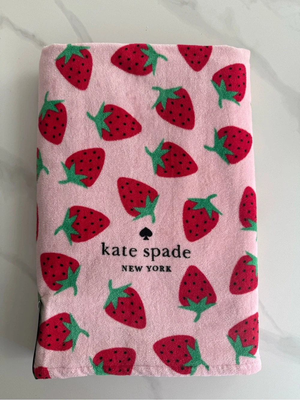 Kate Spade New York Oversized Beach Towel, Strawberries